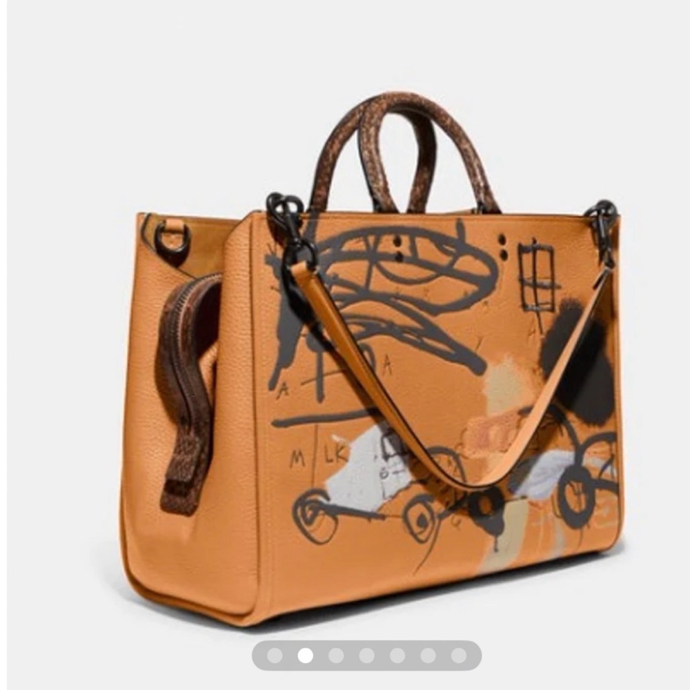 RARE Coach X Jean Michel Basquiat Rogue 39 Snakeskin 6884